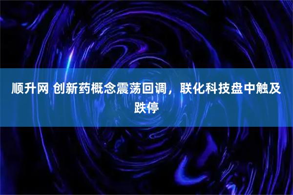顺升网 创新药概念震荡回调，联化科技盘中触及跌停