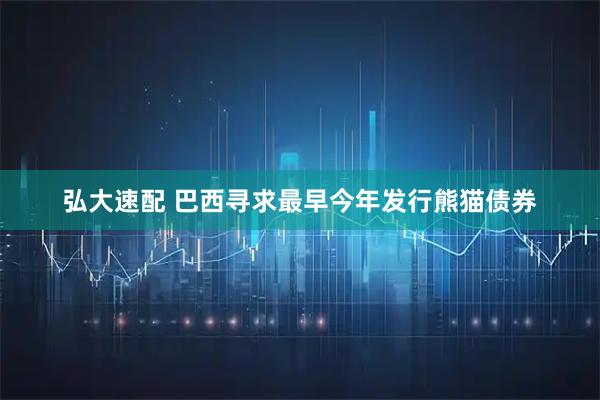 弘大速配 巴西寻求最早今年发行熊猫债券