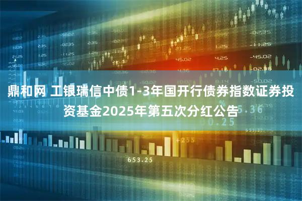 鼎和网 工银瑞信中债1-3年国开行债券指数证券投资基金2025年第五次分红公告